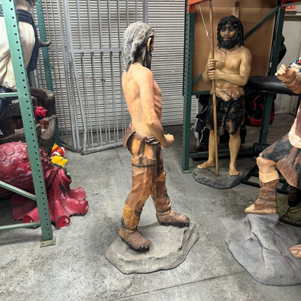 Old Cave Man Life Size Statue LM Treasures - PT