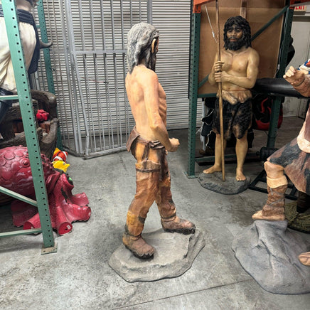 Old Cave Man Life Size Statue - LM Treasures 