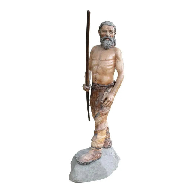 Old Cave Man Life Size Statue LM Treasures - PT