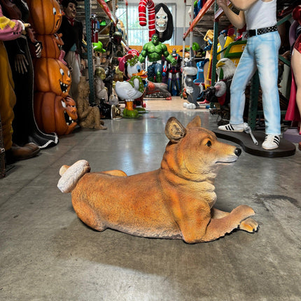 Shiba Inu Life Size Statue