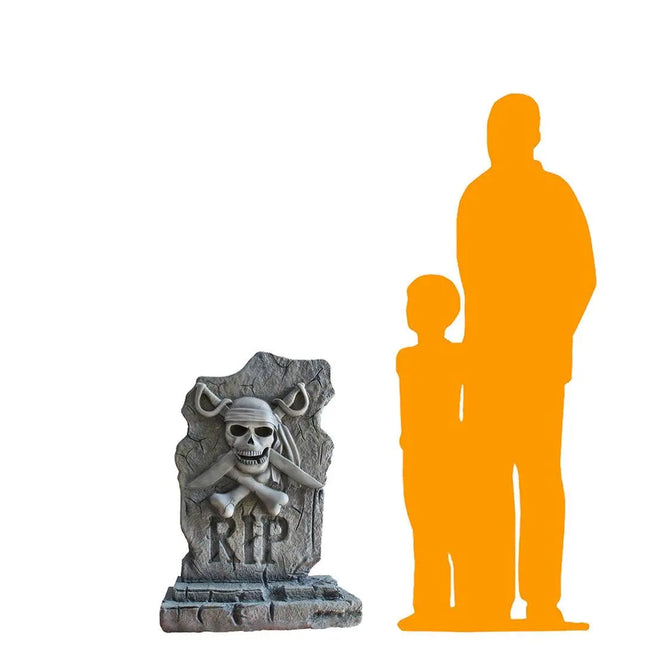 Pirate First Mate Tombstone Life Size Statue LM Treasures - PT