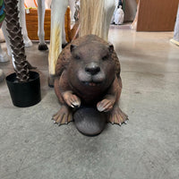 Beaver Life Size Statue - LM Treasures 