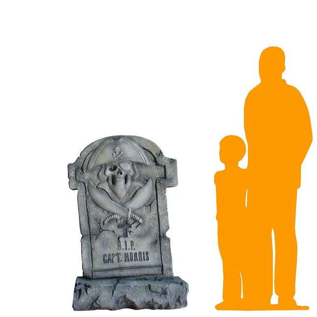 Pirate Captain Tombstone Statue LM Treasures - PT