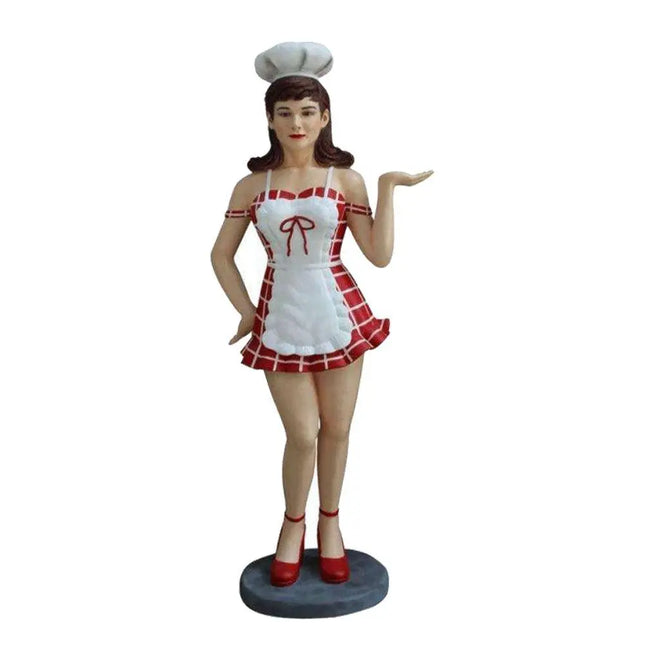 Waitress Cook Life Size Statue LM Treasures - PT