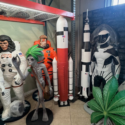 Orange Rocket Statue - LM Treasures 