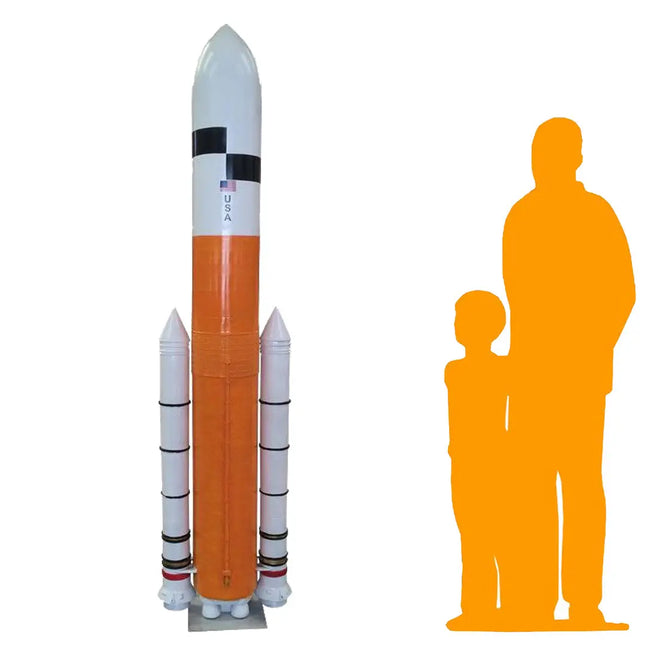 Orange Rocket Statue LM Treasures - PT