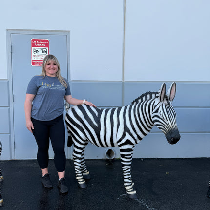 Zebra Life Size Statue