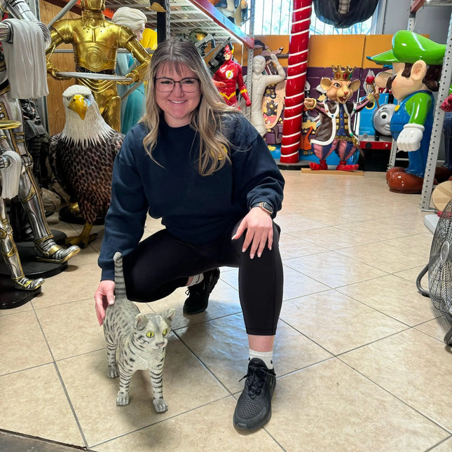 Egyptian Mau Cat Life Size Statue LM Treasures - PT