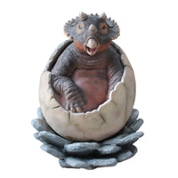 Triceratops Dinosaur Hatching Statue - LM Treasures 