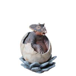 Triceratops Dinosaur Hatching Statue - LM Treasures 