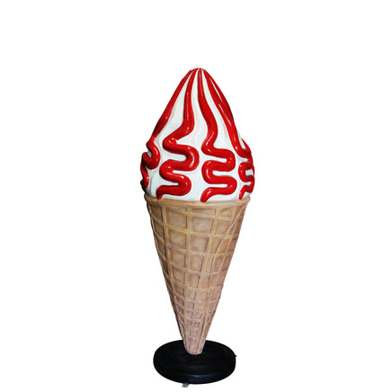 Strawberry Ice Cream Over Sized Statue - LM Treasures 