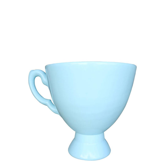 Blue Tea Cup Over Sized Statue - LM Treasures 