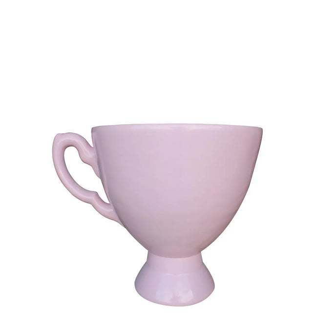 Pink Tea Cup Over Sized Statue LM Treasures - PT