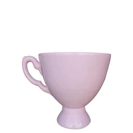 Pink Tea Cup Over Sized Statue - LM Treasures 