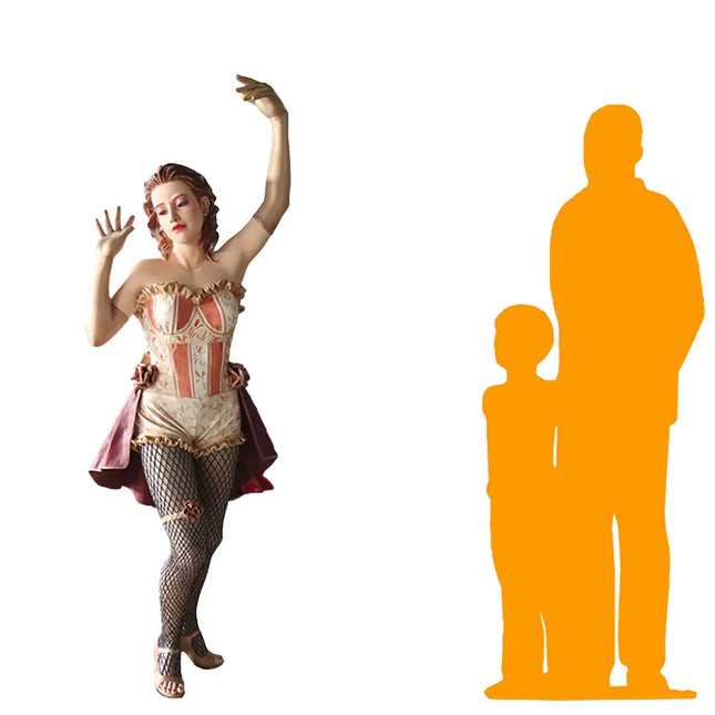 Saloon Girl Charlotte Life Size Statue LM Treasures - PT