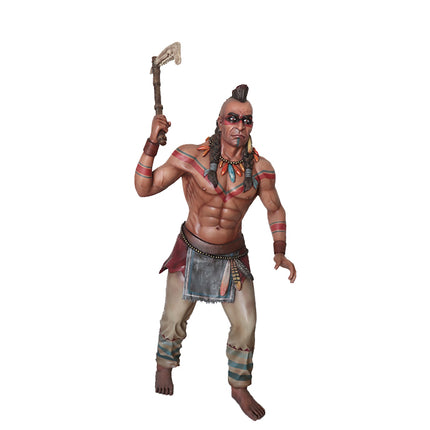 Tahoma Indian With Axe Life Size Statue