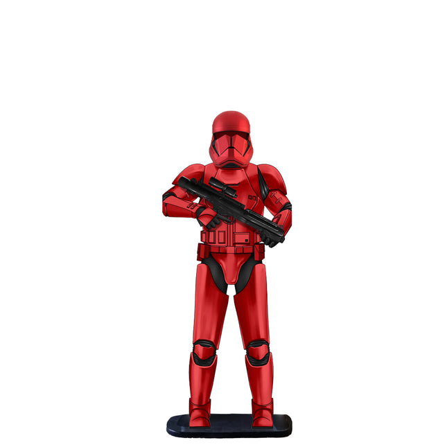 Space Trooper In Red Life Size Statue