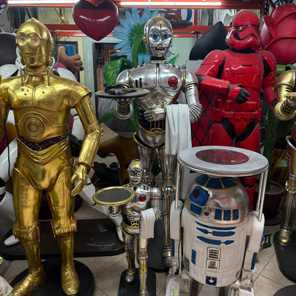 Space Trooper In Red Life Size Statue