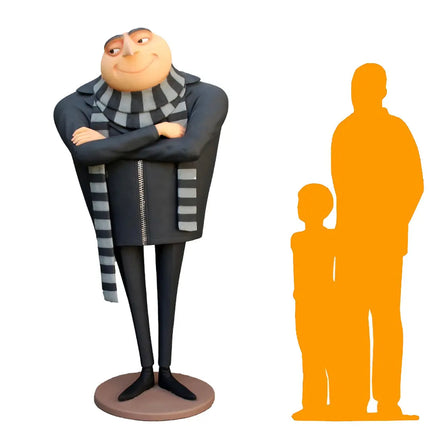 Cartoon Man with Scarf Statue LM Treasures - A