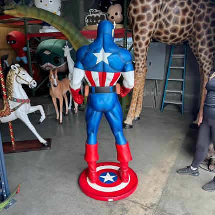 Captain Super Hero Life Size Statue - LM Treasures 