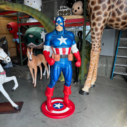 Captain Super Hero Life Size Statue - LM Treasures 