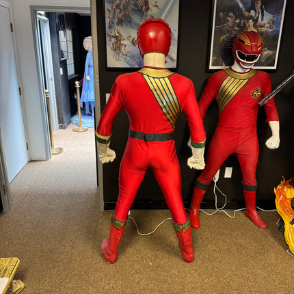 Red Power Ranger Life Size Pre-Owned Statue #3