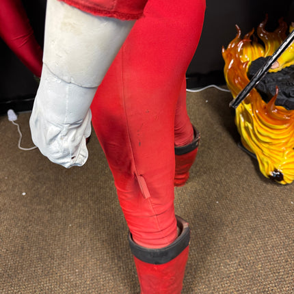 Pre-Owned Red Power Ranger Life Size Statue #2 No Belt