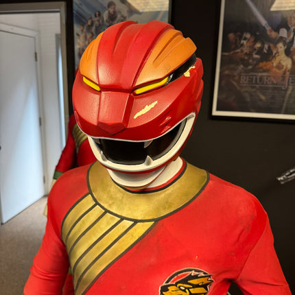Pre-Owned Red Power Ranger Life Size Statue #2 No Belt
