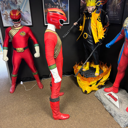Pre-Owned Red Power Ranger Life Size Statue #2 No Belt