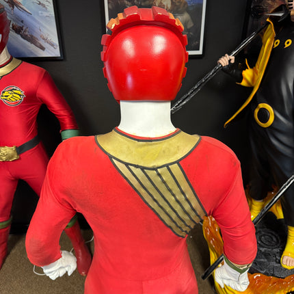 Pre-Owned Red Power Ranger Life Size Statue #2 No Belt