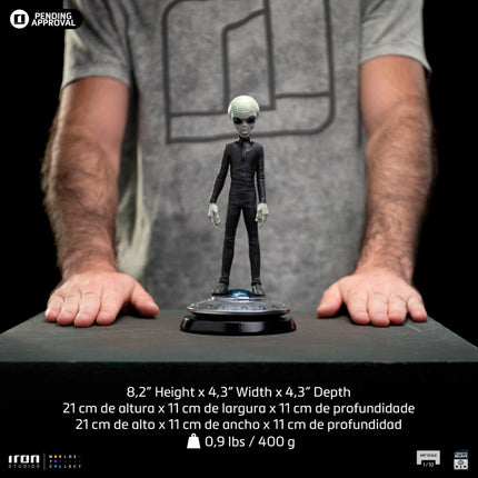 Grey Alien I Want To Believe Statue Art Scale 1/10 Iron Studios LM Treasures - IR