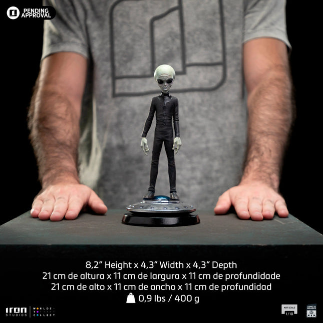 Grey Alien I Want To Believe Statue Art Scale 1/10 Iron Studios LM Treasures - IR