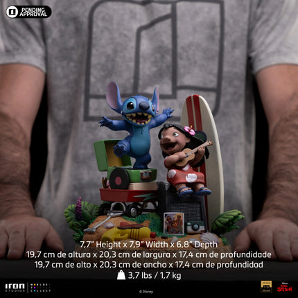 Lilo and Stitch Deluxe Disney Classics Art Scale 1/10 Iron Studios LM Treasures - IR