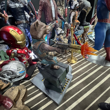 Guardians Of The Galaxy Vol. 2 Rocket & Groot Life Size Pre-Owned Statue