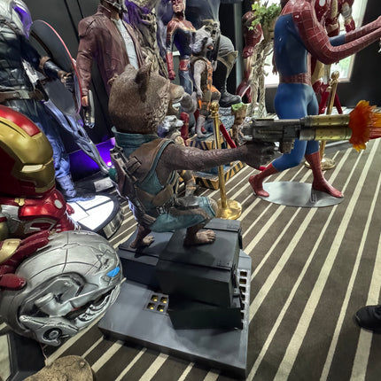 Guardians Of The Galaxy Vol. 2 Rocket & Groot Life Size Pre-Owned Statue