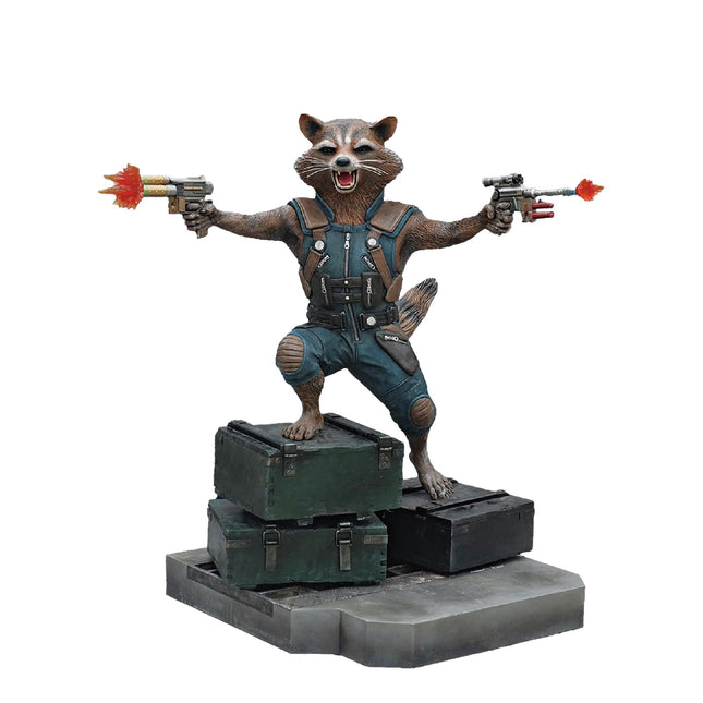 Guardians Of The Galaxy Vol. 2 Rocket & Groot Life Size Pre-Owned Statue LM Treasures - BK