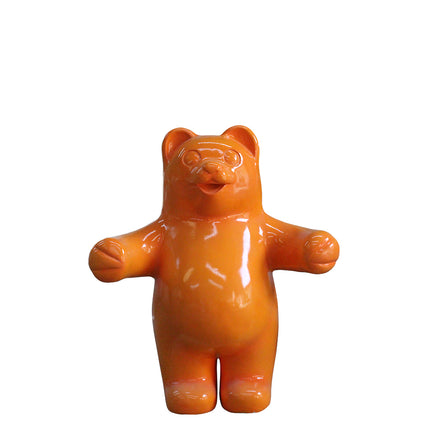 Large Orange Gummy Bear Over Sized Statue - LM Treasures 