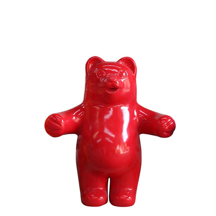 Large Red Gummy Bear Over Sized Statue - LM Treasures 