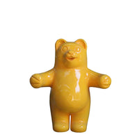 Large Yellow Gummy Bear Over Sized Statue - LM Treasures 