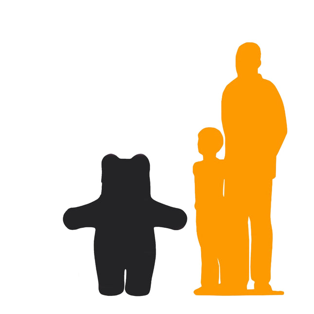 Large Blue Gummy Bear Over Sized Statue LM Treasures - PT