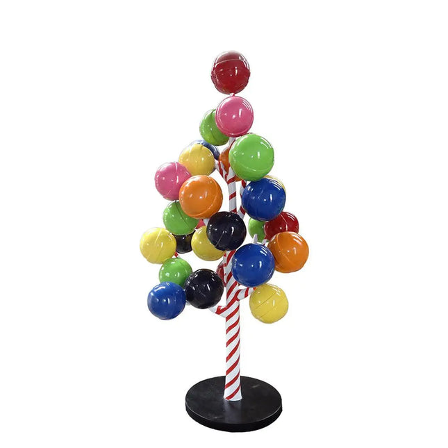 Rainbow Gumball Lollipop Candy Tree Over Sized Statue LM Treasures - PT