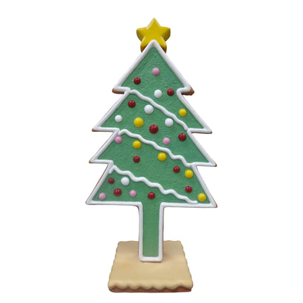 Large Gingerbread Christmas Tree Statue - LM Treasures 