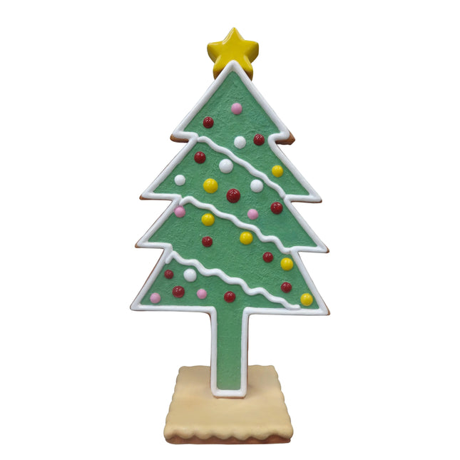 Large Gingerbread Christmas Tree Statue LM Treasures - PT
