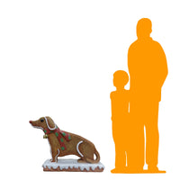 Large Dog Gingerbread Cookie Over Sized Statue - LM Treasures 