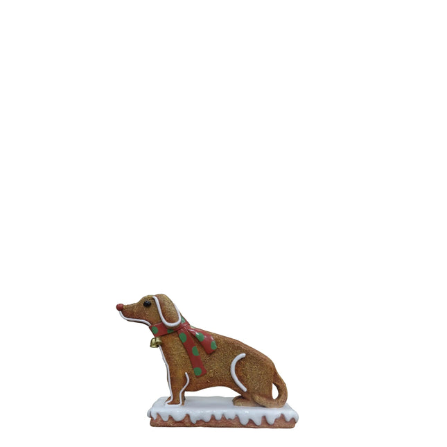 Small Dog Gingerbread Cookie Over Sized Statue LM Treasures - PT