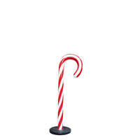 Small Traditional Peppermint Candy Cane Over Sized Statue - LM Treasures 