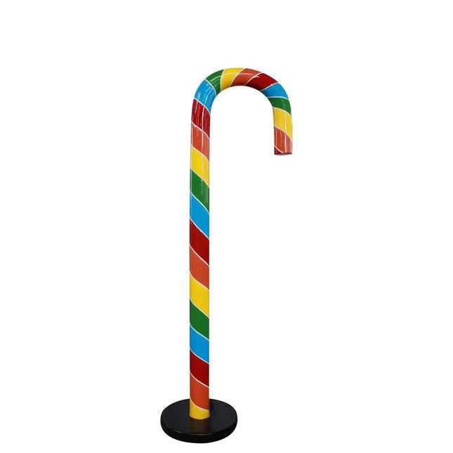 Large Rainbow Candy Cane Over Sized Statue LM Treasures - PT