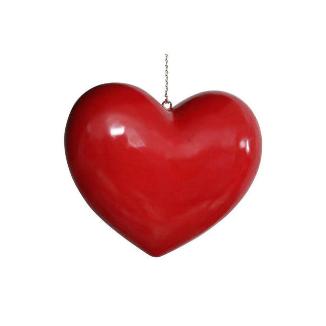 Hanging Heart Over Sized Prop Decor Statue LM Treasures - PT