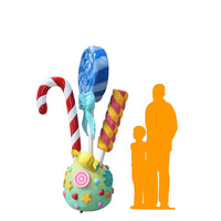 Lollipop Candy Bundle Over Sized Statue - LM Treasures 