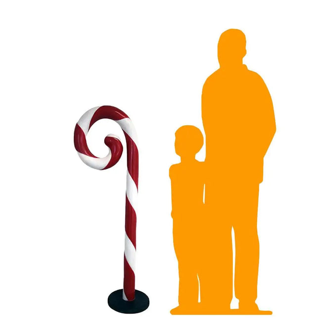Large Swirl Candy Cane Over Sized Statue LM Treasures - PT